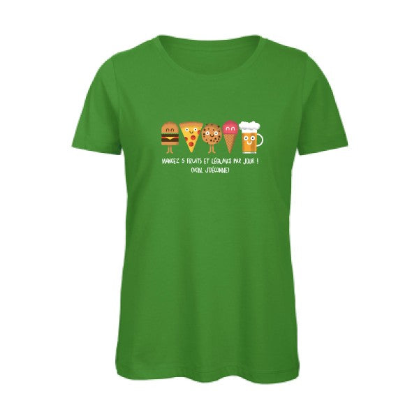 5 fruits et légumes - T-shirt femme bio - T-shirt-original.com