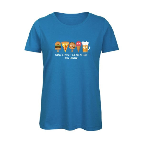 5 fruits et légumes - T-shirt femme bio - T-shirt-original.com