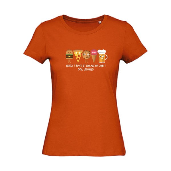 5 fruits et légumes - T-shirt femme bio - T-shirt-original.com