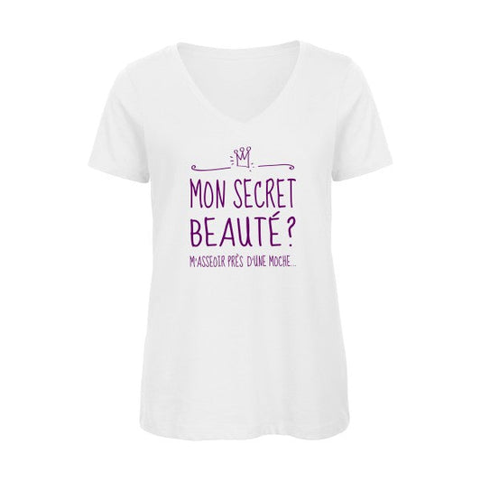 Ange Violet- T-shirt femme bio col V - T-shirt-original.com