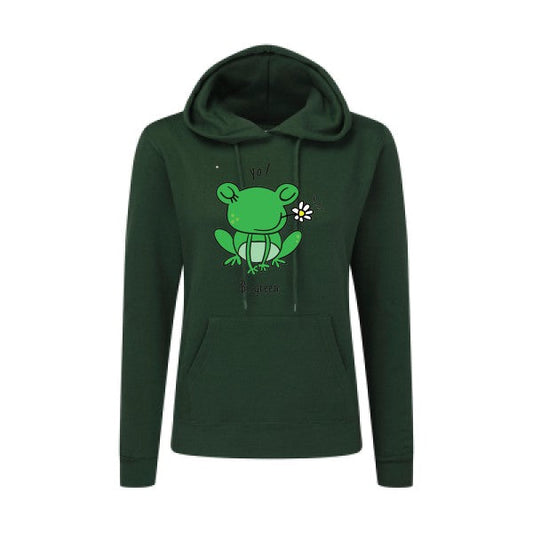 "Be Green" - Sweatshirt imprimé femme - T-shirt-original.com