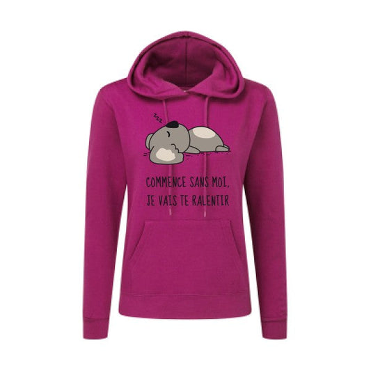 Dormir - Sweatshirt capuche femme - T-shirt-original.com