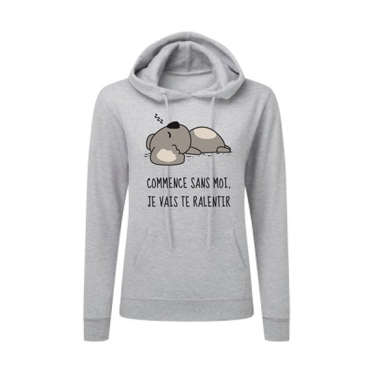 Dormir - Sweatshirt capuche femme - T-shirt-original.com