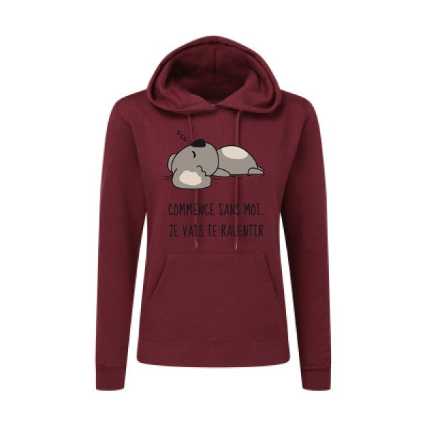 Dormir - Sweatshirt capuche femme - T-shirt-original.com