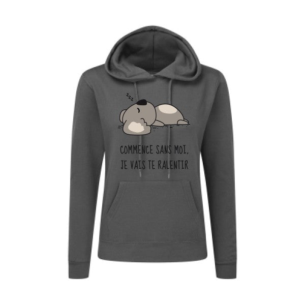 Dormir - Sweatshirt capuche femme - T-shirt-original.com