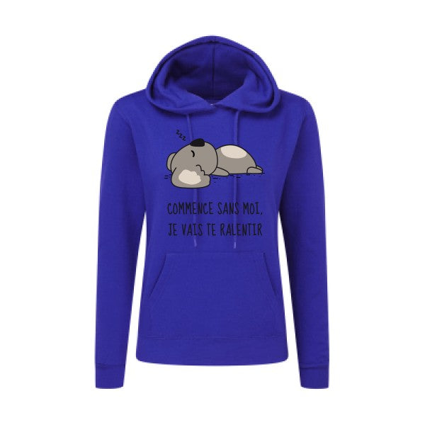 Dormir - Sweatshirt capuche femme - T-shirt-original.com