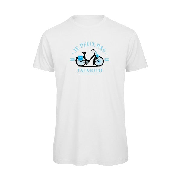 Je peux pas j'ai moto-  T-shirt bio homme - T-shirt-original.com