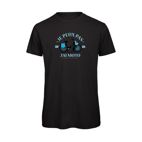 Je peux pas j'ai moto-  T-shirt bio homme - T-shirt-original.com