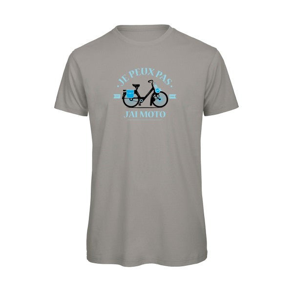 Je peux pas j'ai moto-  T-shirt bio homme - T-shirt-original.com