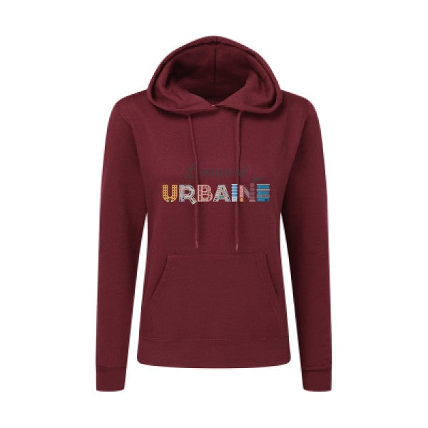 L'erreur est urbaine-Sweatshirt capuche femme - T-shirt-original.com