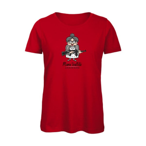 Mamie Traillette-T shirt mamie-femme bio T-shirt-original.com