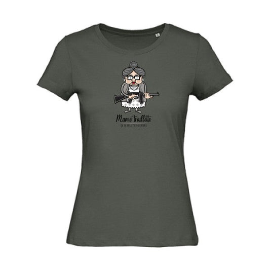 Mamie Traillette-T shirt mamie-femme bio T-shirt-original.com