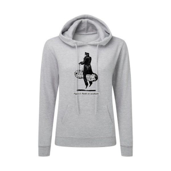 Partir en cacahuète - Sweatshirt à capuche femme - T-shirt-original.com