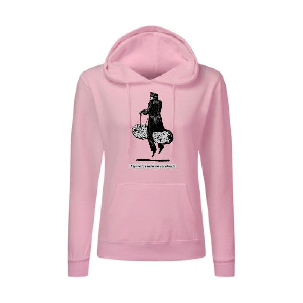 Partir en cacahuète - Sweatshirt à capuche femme - T-shirt-original.com