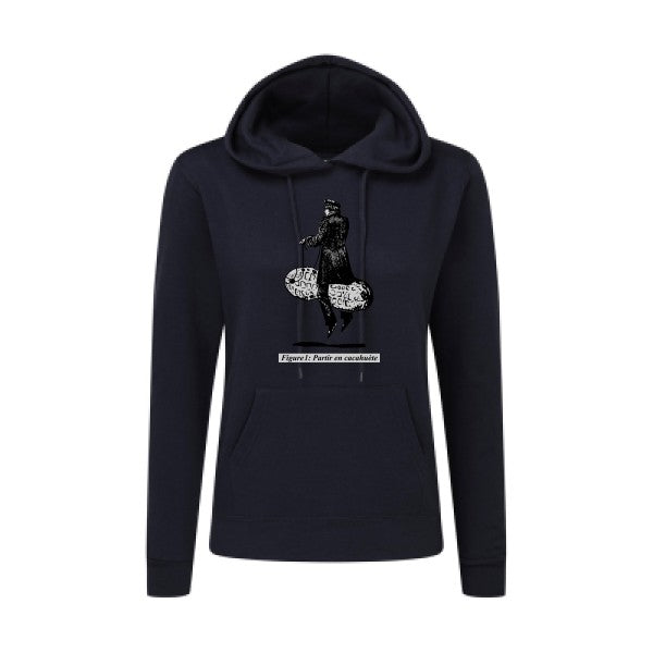 Partir en cacahuète - Sweatshirt à capuche femme - T-shirt-original.com