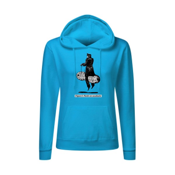 Partir en cacahuète - Sweatshirt à capuche femme - T-shirt-original.com