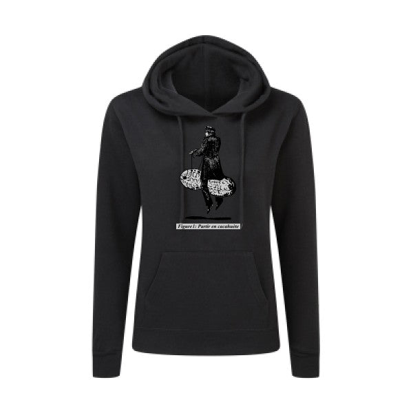 Partir en cacahuète - Sweatshirt à capuche femme - T-shirt-original.com