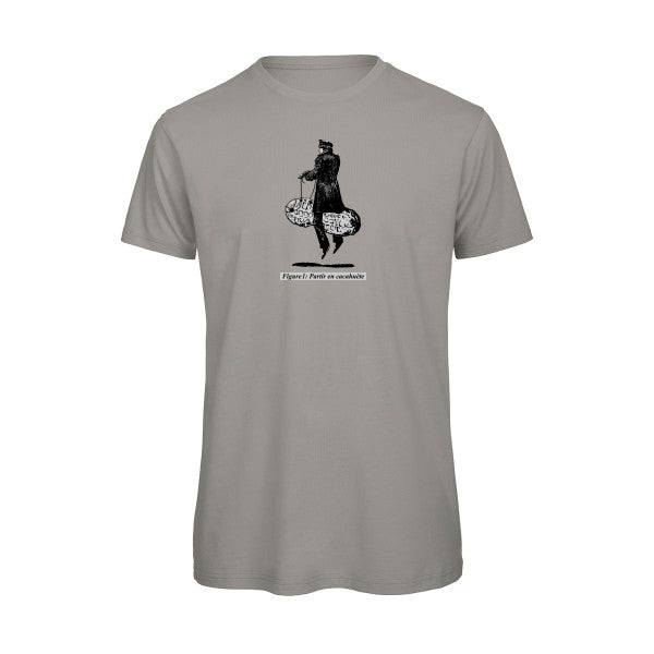 Partir en cacahuète -  T-shirt bio homme - T-shirt-original.com