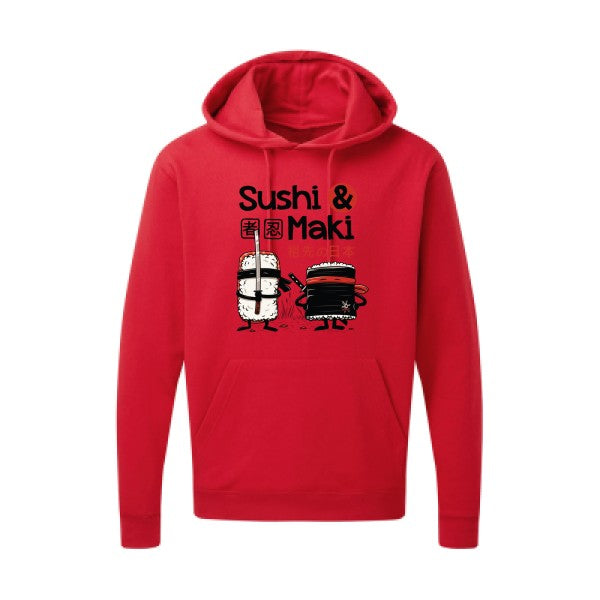 Sushi et Maki - Sweat capuche pour homme - T-shirt-original.com