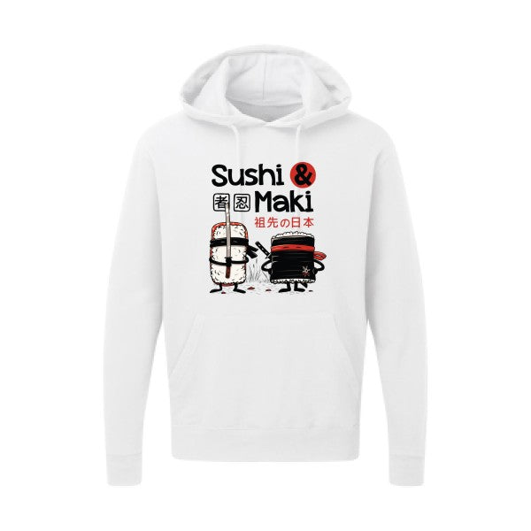 Sushi et Maki - Sweat capuche pour homme - T-shirt-original.com