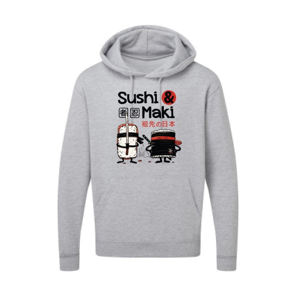 Sushi et Maki - Sweat capuche pour homme - T-shirt-original.com