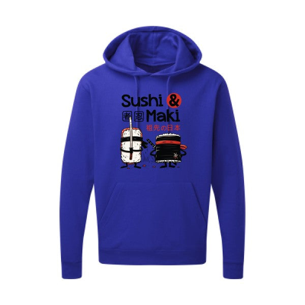 Sushi et Maki - Sweat capuche pour homme - T-shirt-original.com