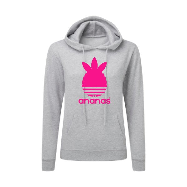 Sweat a capuche femme-Ananas- T-shirt-original.com