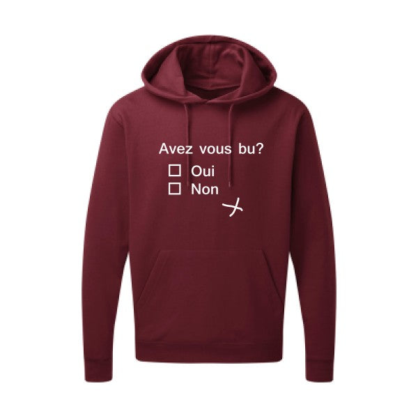 Sweatshirt alcool humour -Avez vous bu - pour homme - T-shirt-original.com