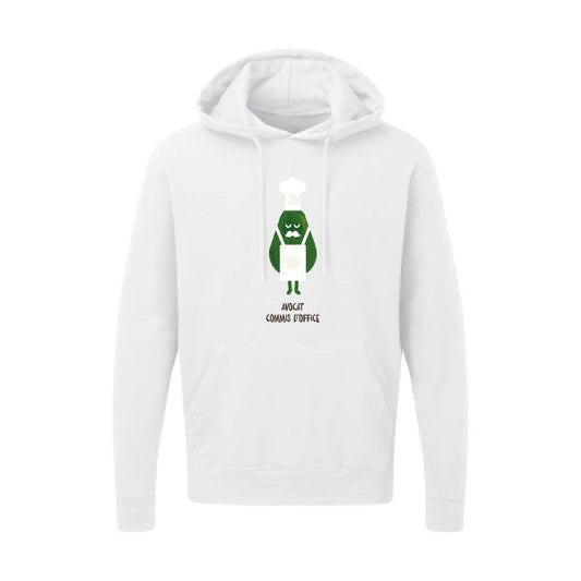 Sweatshirt rigolo - avocat commis d'office - pour homme - T-shirt-original.com