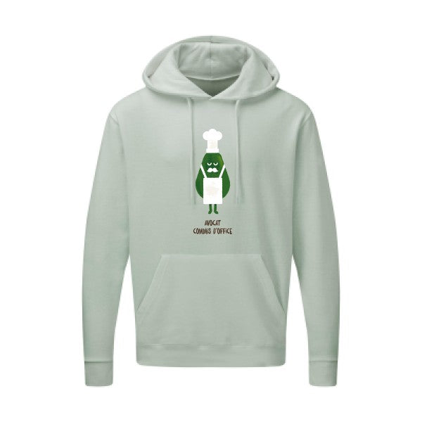 Sweatshirt rigolo - avocat commis d'office - pour homme - T-shirt-original.com