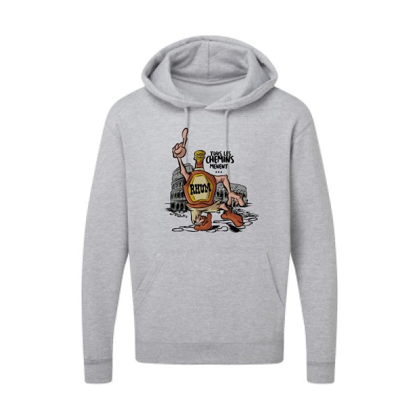 Sweatshirt rigolo - tous les chemins - pour homme - T-shirt-original.com