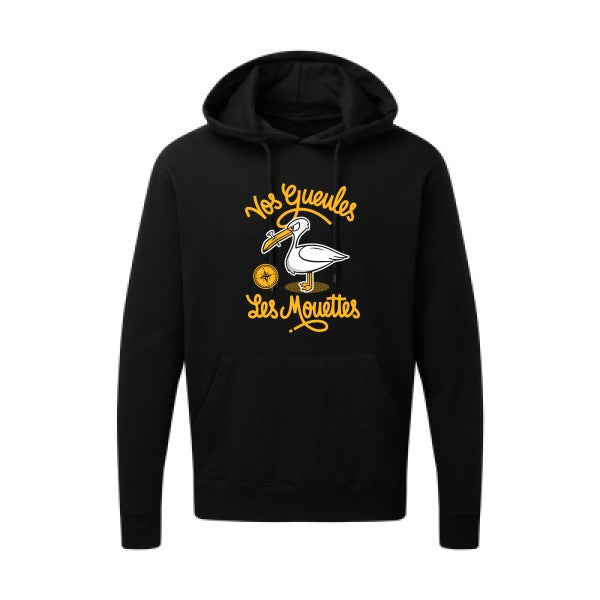 Sweatshirt rigolo - vos gueules les mouettes - pour homme - T-shirt-original.com