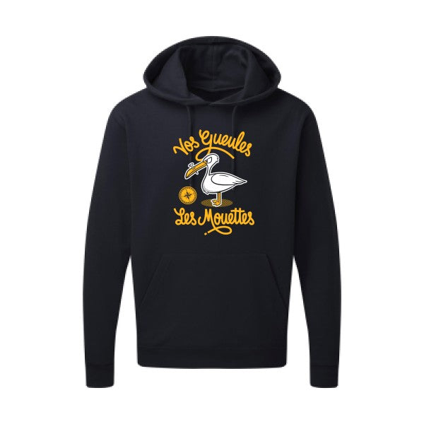 Sweatshirt rigolo - vos gueules les mouettes - pour homme - T-shirt-original.com