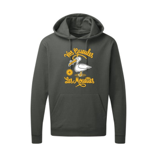 Sweatshirt rigolo - vos gueules les mouettes - pour homme - T-shirt-original.com