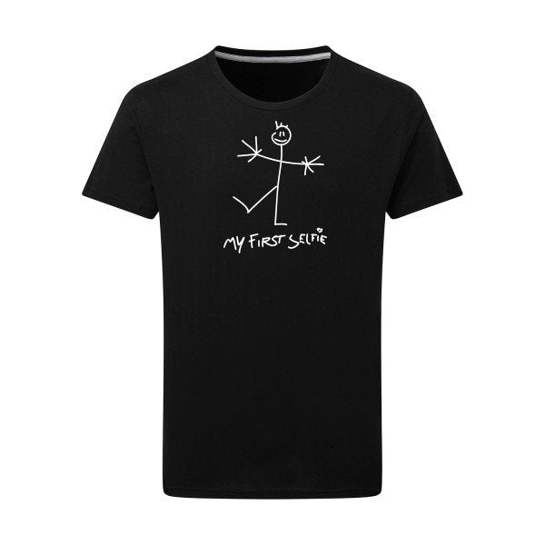 T shirt -First Selfie - pour homme - T-shirt-original.com