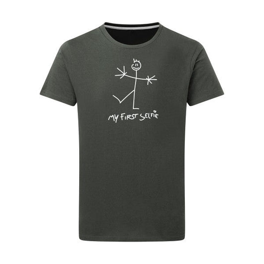 T shirt -First Selfie - pour homme - T-shirt-original.com