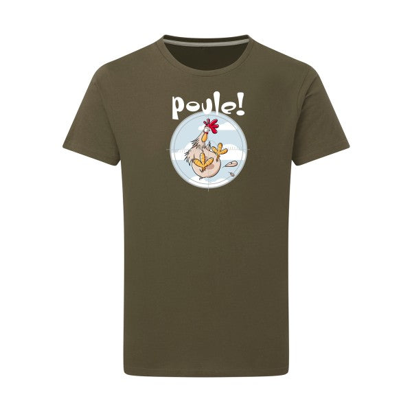 T shirt - Poule - pour homme - T-shirt-original.com