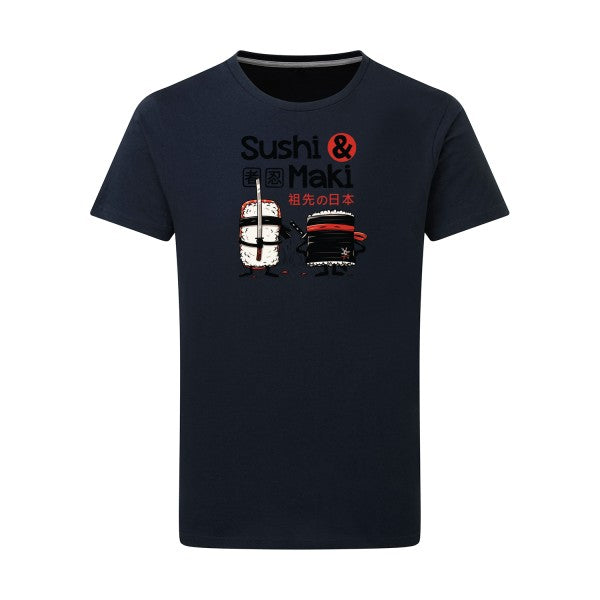 T shirt Sushi et Maki - pour homme T-shirt-original.com