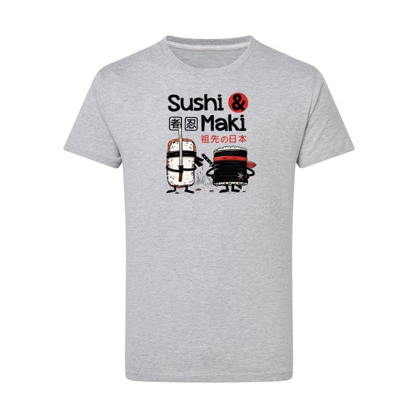 T shirt Sushi et Maki - pour homme T-shirt-original.com