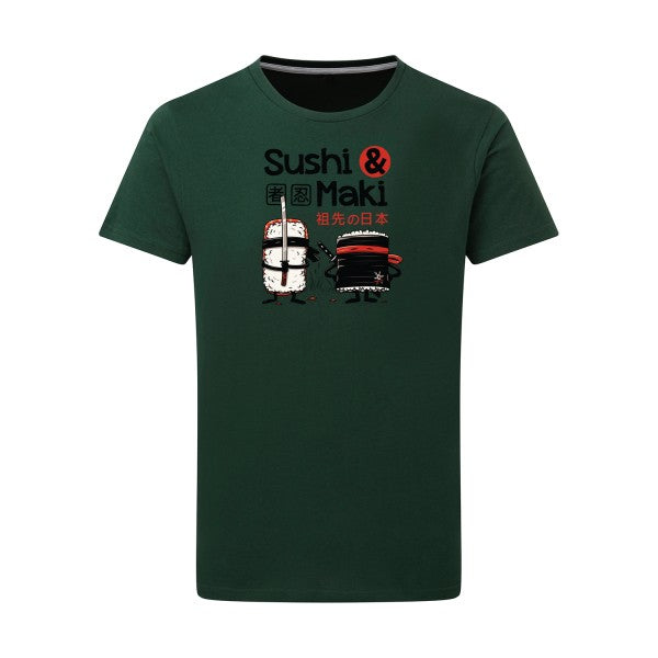 T shirt Sushi et Maki - pour homme T-shirt-original.com