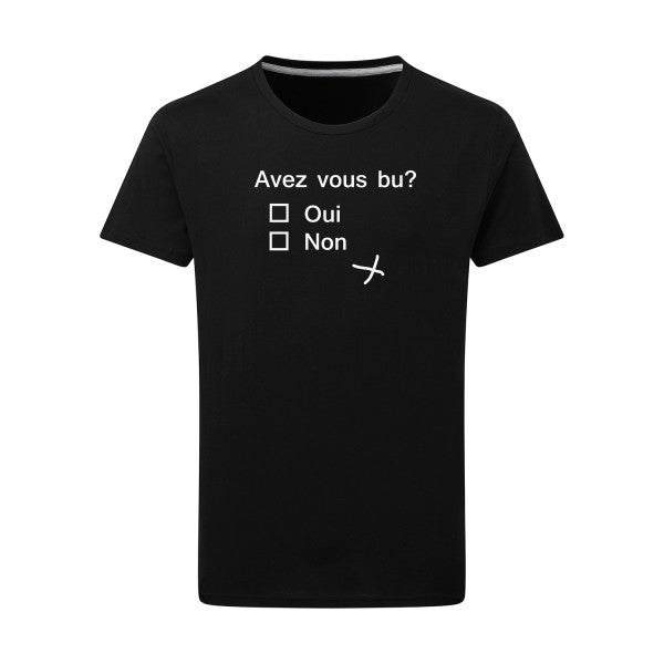 T-shirt alcool - Avez vous bu - pour Homme - T-shirt-original.com