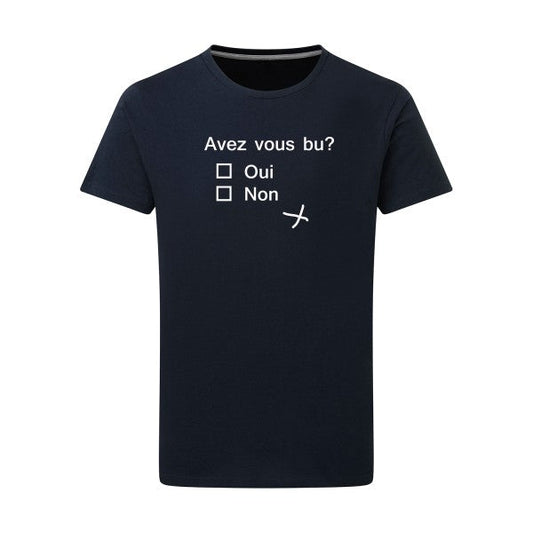 T-shirt alcool - Avez vous bu - pour Homme - T-shirt-original.com