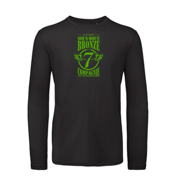 T shirt bio homme -7ème Compagnie Crew Vert pomme T-shirt-original.com