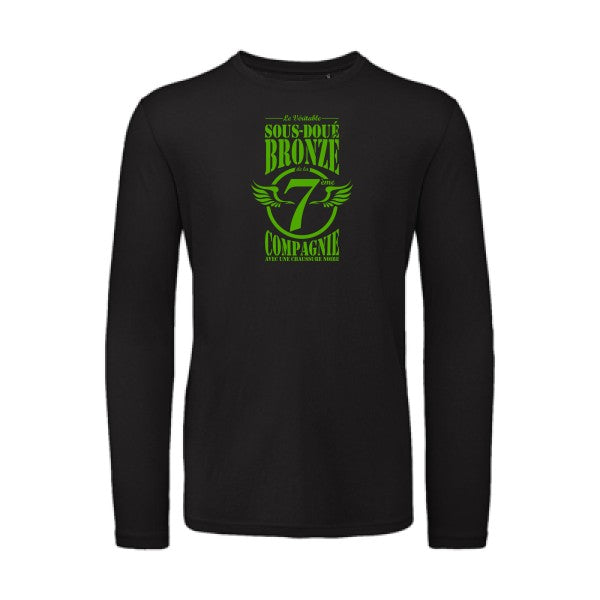 T shirt bio homme -7ème Compagnie Crew Vert pomme T-shirt-original.com