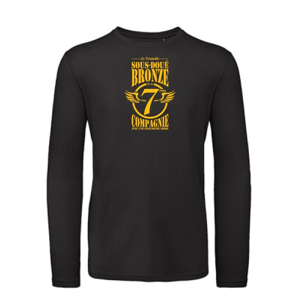 T shirt bio homme -7ème Compagnie Crew jaune Or T-shirt-original.com