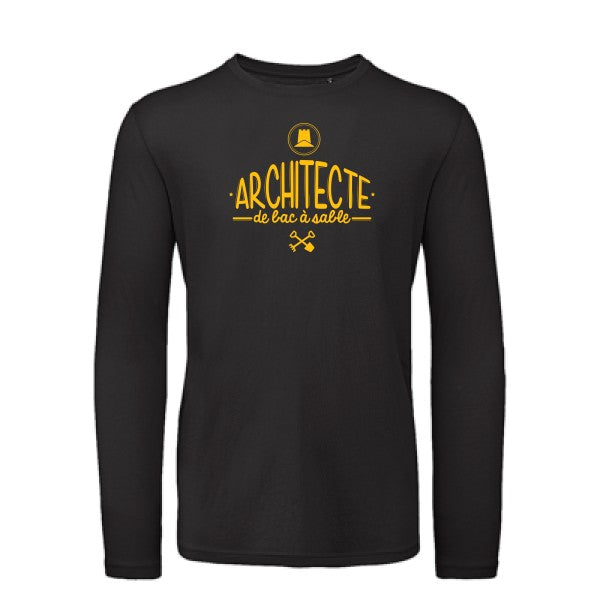 T shirt bio homme -Architecte de bac à sable jaune Or T-shirt-original.com