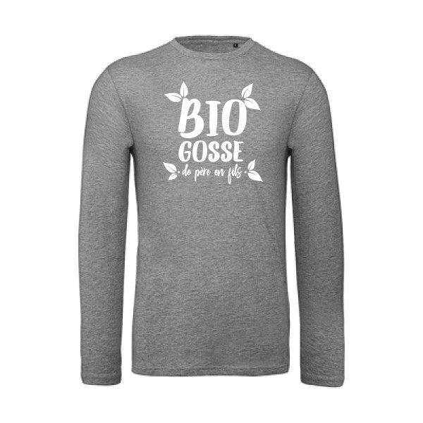 T shirt bio homme -BIO GOSSE  Blanc T-shirt-original.com