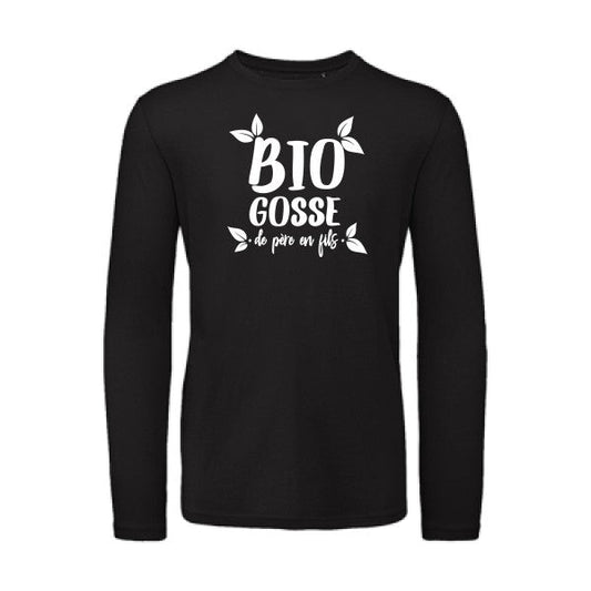 T shirt bio homme -BIO GOSSE  Blanc T-shirt-original.com