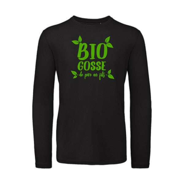 T shirt bio homme -BIO GOSSE  Vert pomme T-shirt-original.com