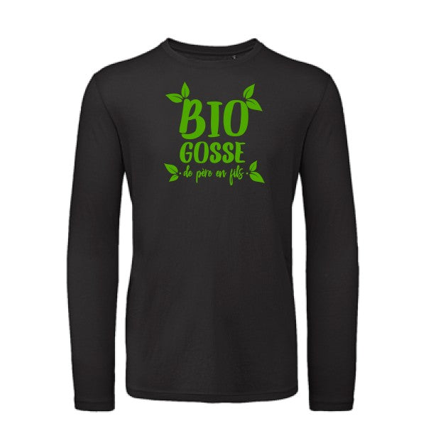 T shirt bio homme -BIO GOSSE  Vert pomme T-shirt-original.com